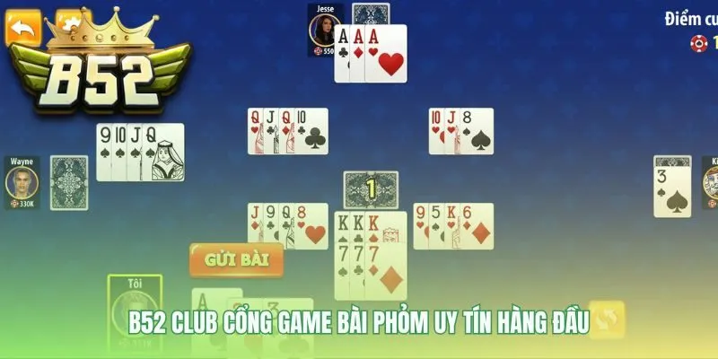 Cổng game Phỏm uy tín với giao dịch nhanh chóng