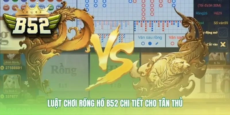 Luật chơi Rồng Hổ B52 nền tảng với ba cửa cược chính